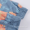 Sport Style Printed Swimming Trunks Floral Beach Shorts